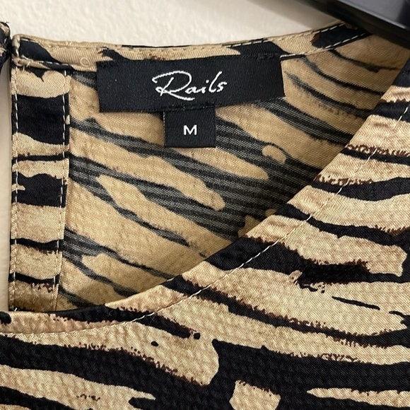Rails Tiger Print Mini Dress - Picture 3 of 5
